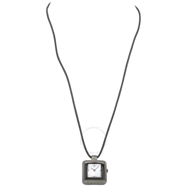 Tissot T-Pocket Quartz Silver Dial Ladies Pendant Watch T81.7.226.31 - The Watches Men & Co
