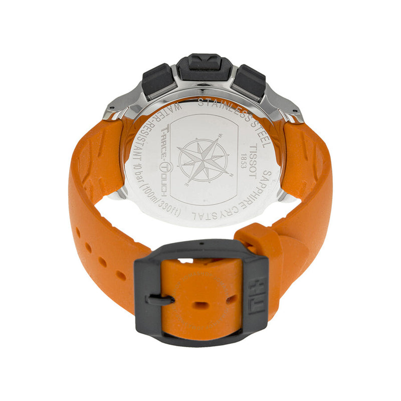 Tissot T-Race Analog Digital Orange Rubber Men's Watch T0814201705702 - The Watches Men & Co #3