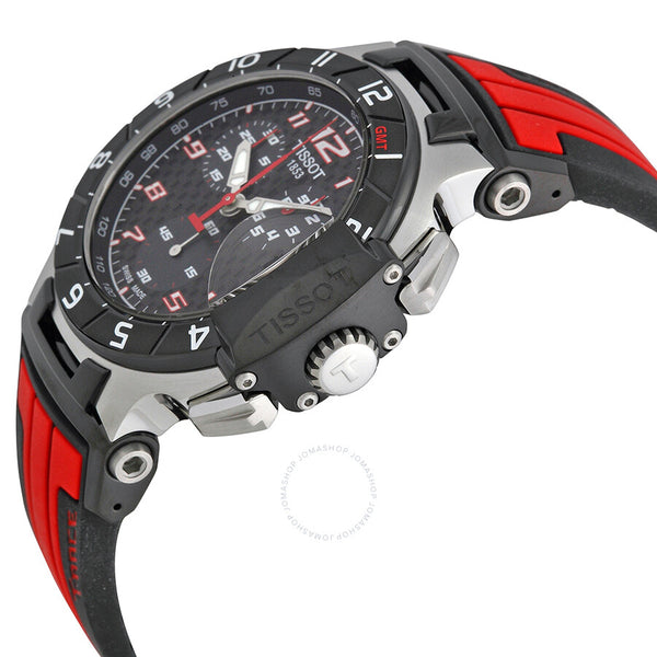 Tissot T Race  Chronograph Black Dial Men's Watch T0484172720701 - The Watches Men & Co #2