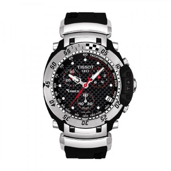 Tissot T-Race Chronograph Black Dial Men's Watch T027.417.17.201.06 - The Watches Men & Co