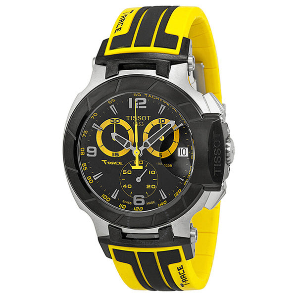 Tissot T-Race Chronograph Black Dial Men's Watch T0484172705711 - The Watches Men & Co