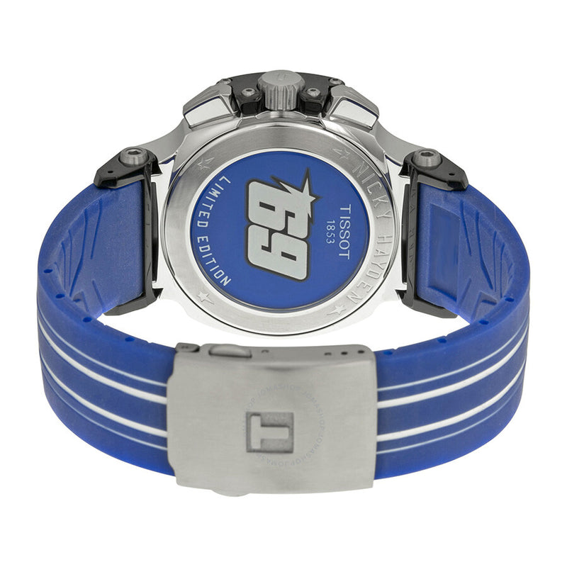 Tissot T Race  Chronograph Blue Dial Men's Watch T0484172704700 - The Watches Men & Co #3
