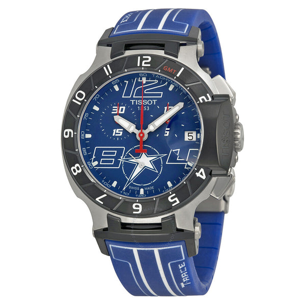 Tissot T Race  Chronograph Blue Dial Men's Watch T0484172704700 - The Watches Men & Co