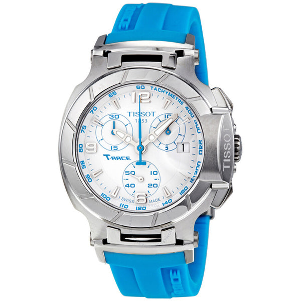 Tissot T Race Chronograph Sky Ladies Watch T0482171701702 - The Watches Men & Co