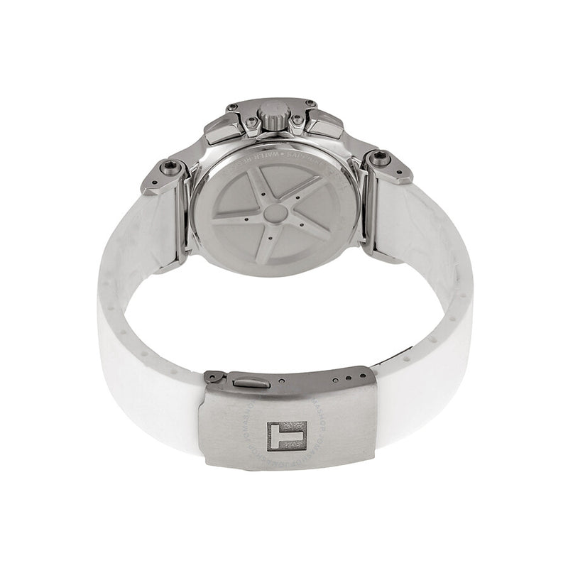 Tissot T-Race Chronograph White Dial Ladies Watch T0482171701700 - The Watches Men & Co #3