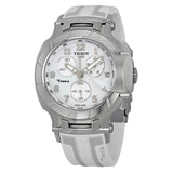 Tissot T-Race Chronograph White Grey Dial Men's Watch T0484171701200 - The Watches Men & Co
