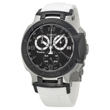 Tissot T Race Chronograph White Rubber Strap Men's Watch T0484172705705 - The Watches Men & Co