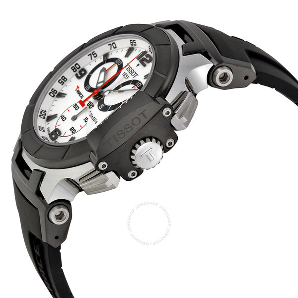 Tissot T-Race White Dial Steel Case Men's Watch T048.417.27.037.00 - The Watches Men & Co #2