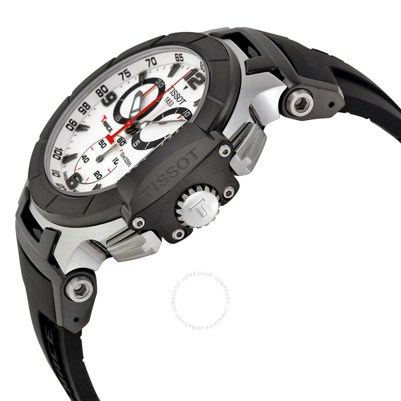 Tissot T-Race White Dial Steel Case Men's Watch T048.417.27.037.00 - The Watches Men & Co #2