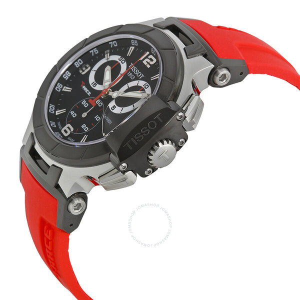 Tissot T-Race Chronograph Black Dial Men's Watch T048.417.27.057.01 - The Watches Men & Co #2