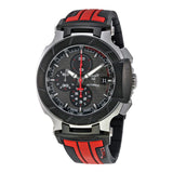 Tissot T-Race Motogp Chronograph Automatic Grey Dial Black and Red Rubber Men's Watch T0484272706100 - The Watches Men & Co