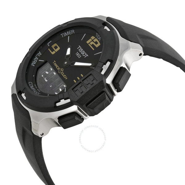 Tissot T-Race Touch Analog Digital Dial Black Synthetic Strap Men's Watch T0814201705700 - The Watches Men & Co #2