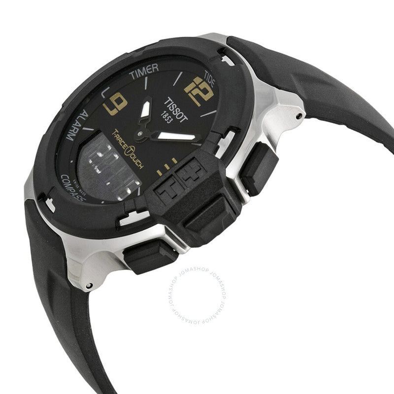 Tissot T-Race Touch Analog Digital Dial Black Synthetic Strap Men's Watch T0814201705700 - The Watches Men & Co #2