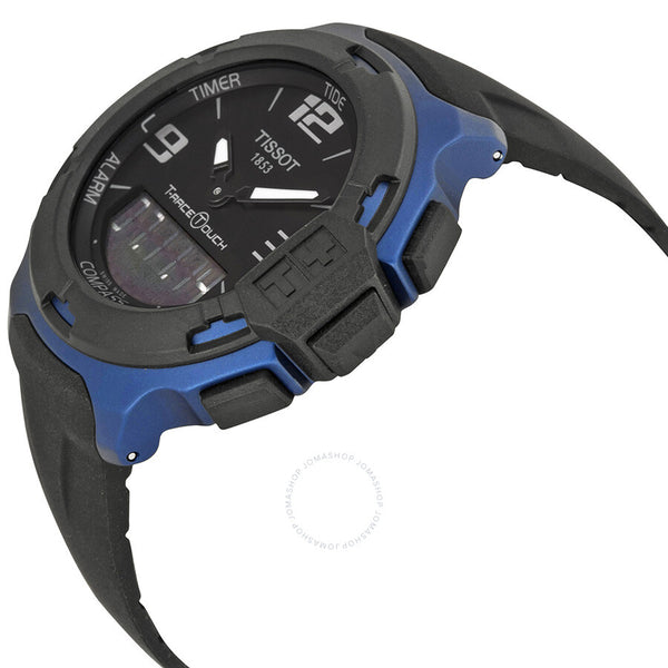 Tissot T-Race Touch Black Dial Black Rubber Men's Watch T0814209705700 - The Watches Men & Co #2