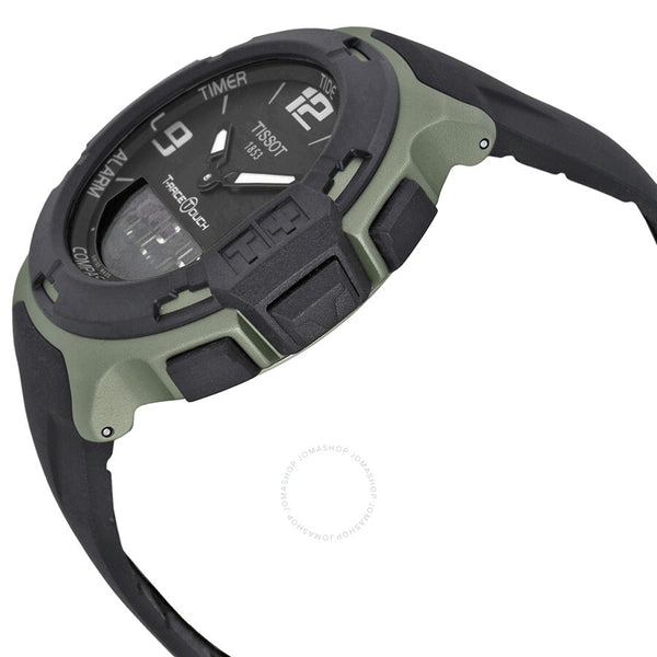 Tissot T-Race Touch Black Dial Black Rubber Men's Watch T0814209705701 - The Watches Men & Co #2