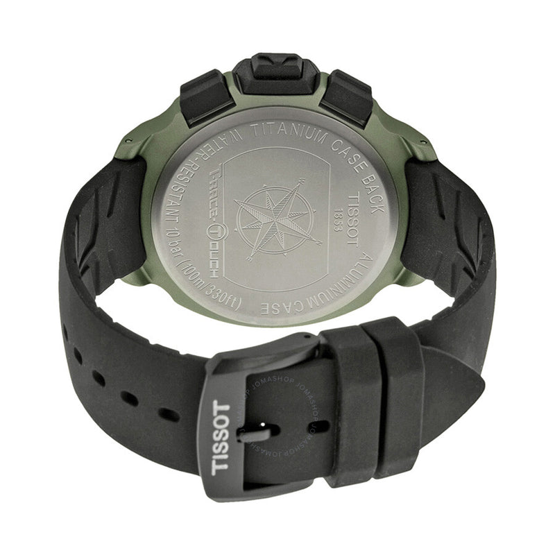 Tissot T-Race Touch Black Dial Black Rubber Men's Watch T0814209705701 - The Watches Men & Co #3