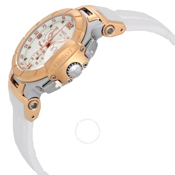 Tissot T-Race White Dial Ladies Watch T048.217.27.016.01 - The Watches Men & Co #2