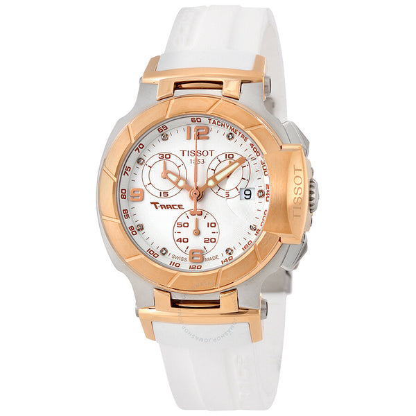 Tissot T-Race White Dial Ladies Watch T048.217.27.016.01 - The Watches Men & Co
