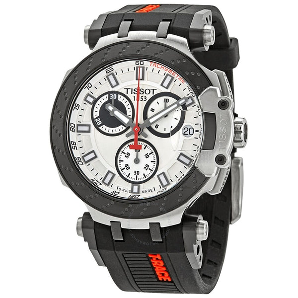 Tissot T-Race Chronograph Quartz White Dial Men's Watch T115.417.27.011.00 - The Watches Men & Co