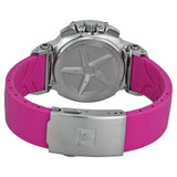 Tissot T-Race White Dial Pink Rubber Ladies Watch T0482171701701 - The Watches Men & Co #3