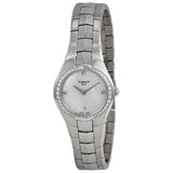 Tissot T-Round Cream Dial Stainless Steel Ladies Watch T0960096111600 - The Watches Men & Co