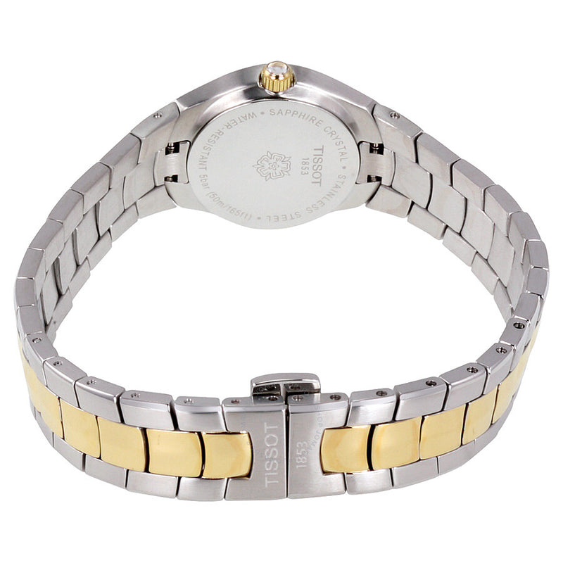 Tissot T-Round Mother of Pearl Dial Two-tone Ladies Watch T0960092211100 - The Watches Men & Co #3