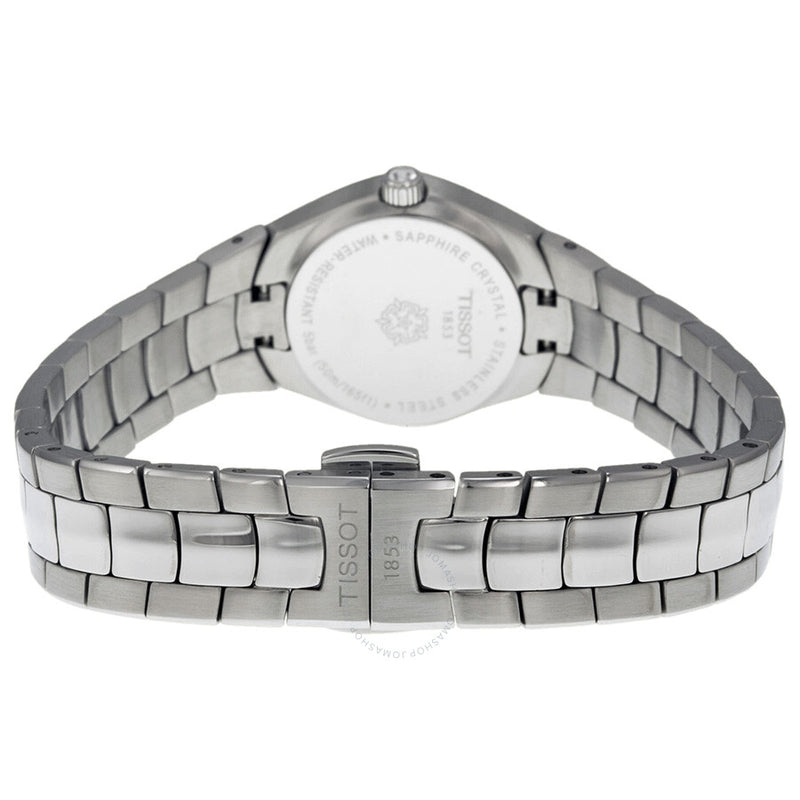 Tissot T-Round Pink Mother of Pearl Dial Ladies Watch T0960091115100 - The Watches Men & Co #3