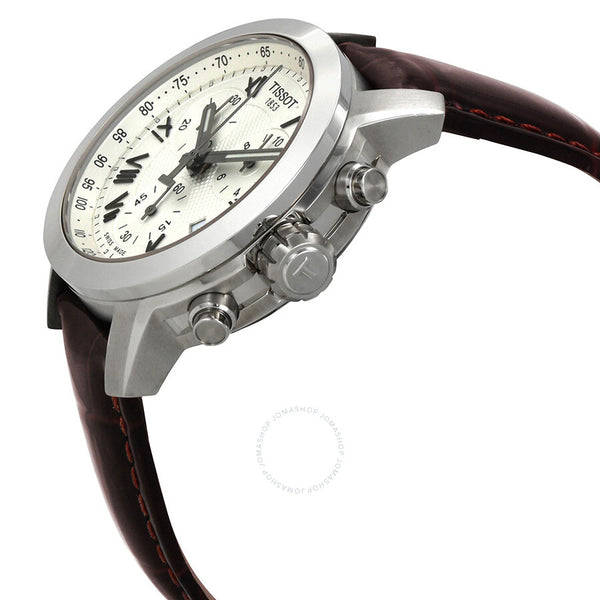 Tissot T-Sport Chronograph Silver Dial Ladies Watch T055.217.16.033.01 - The Watches Men & Co #2