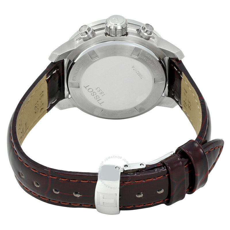 Tissot T-Sport Chronograph Silver Dial Ladies Watch T055.217.16.033.01 - The Watches Men & Co #3