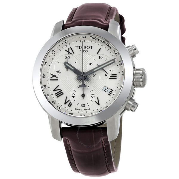 Tissot T-Sport Chronograph Silver Dial Ladies Watch T055.217.16.033.01 - The Watches Men & Co