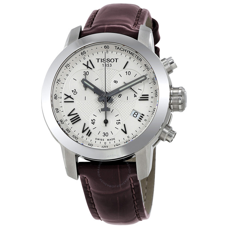 Tissot T-Sport Chronograph Silver Dial Ladies Watch T055.217.16.033.01 - The Watches Men & Co