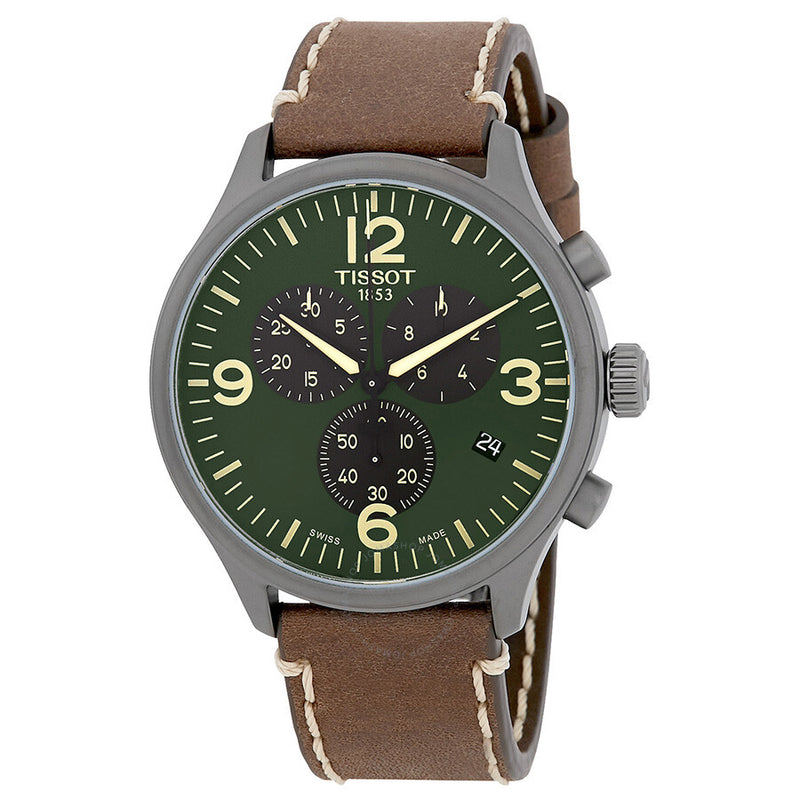 Tissot T-Sport Chronograph XL Olive Green Dial Men's Watch T116.617.36.097.00 - The Watches Men & Co