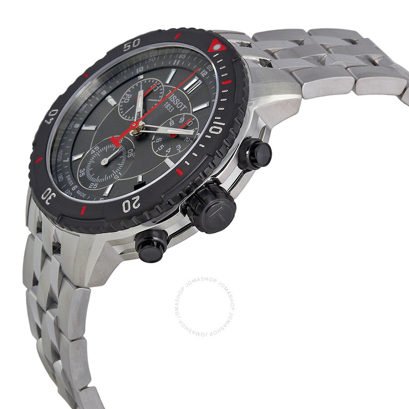 Tissot T-Sport PRS200 Chronograph Black Dial Men's Watch T0674172105100 - The Watches Men & Co #2