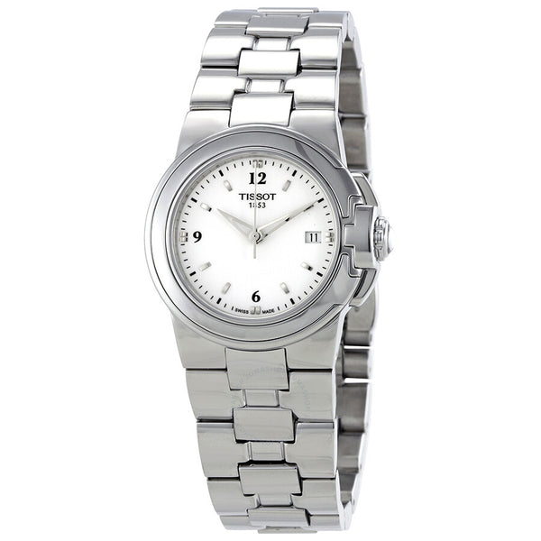 Tissot T-Sport White Dial Stainless Steel Ladies Watch T0802101101700 - The Watches Men & Co