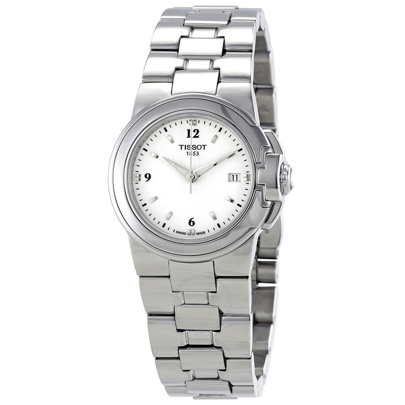 Tissot T-Sport White Dial Stainless Steel Ladies Watch T0802101101700 - The Watches Men & Co