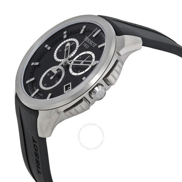 Tissot T-sport Titanium Black Dial Rubber Men's Watch T0694174705100 - The Watches Men & Co #2