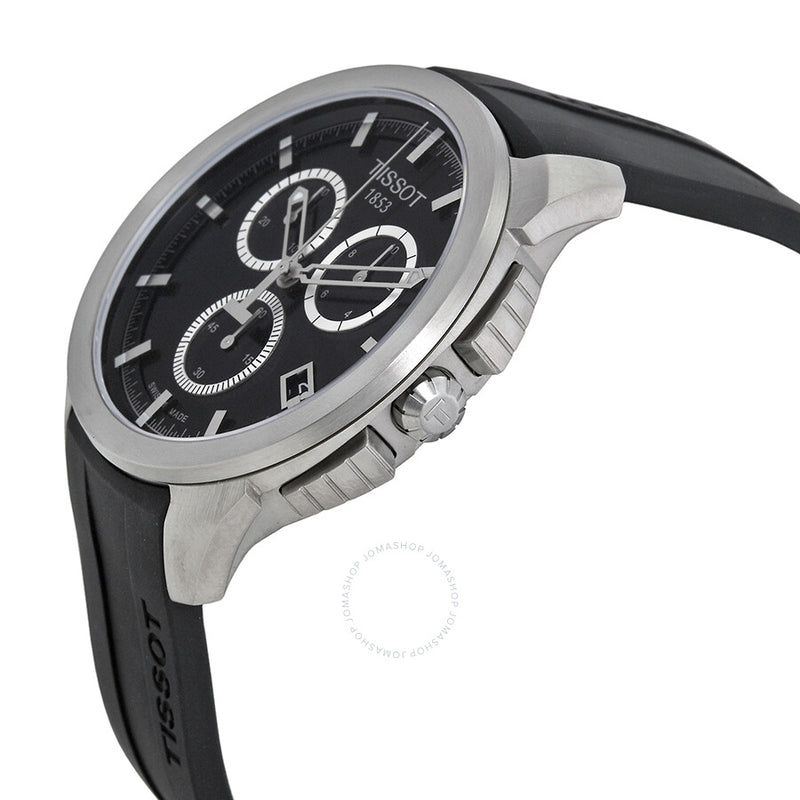 Tissot T-sport Titanium Black Dial Rubber Men's Watch T0694174705100 - The Watches Men & Co #2