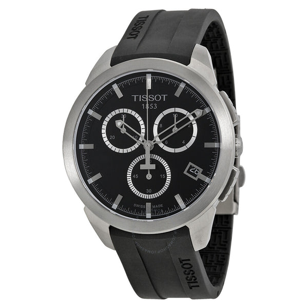 Tissot T-sport Titanium Black Dial Rubber Men's Watch T0694174705100 - The Watches Men & Co