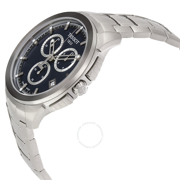 Tissot T-Sport Titanium Chronograph Blue Dial Men's Watch T0694174404100 - The Watches Men & Co #2