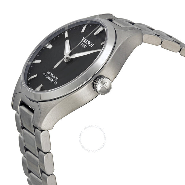 Tissot T-Tempo Automatic Black Dial Stainless Steel Men's Watch T0604081105100 - The Watches Men & Co #2