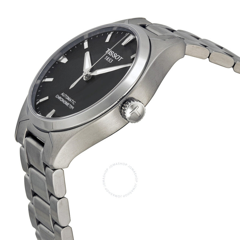 Tissot T-Tempo Automatic Black Dial Stainless Steel Men's Watch T0604081105100 - The Watches Men & Co #2