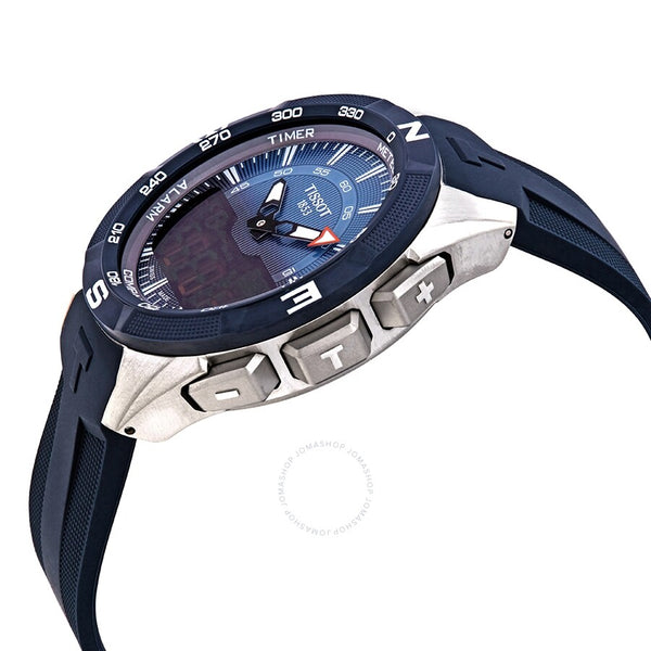 Tissot T-Touch Expert Solar II Blue Dial Men's Analog-Digital Watch T110.420.47.041.00 - The Watches Men & Co #2