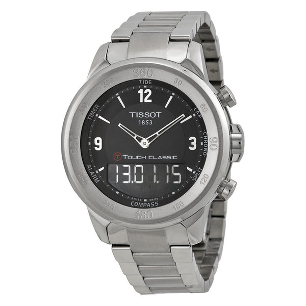 Tissot T-Touch Classic Touch Black Dial Men's Watch T0834201105700 - The Watches Men & Co