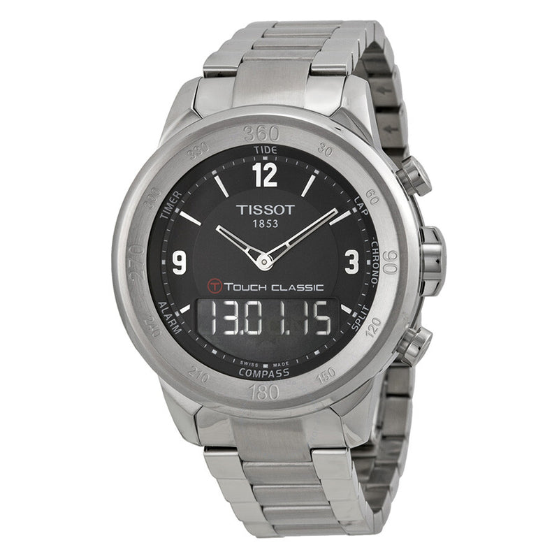 Tissot T-Touch Classic Touch Black Dial Men's Watch T0834201105700 - The Watches Men & Co
