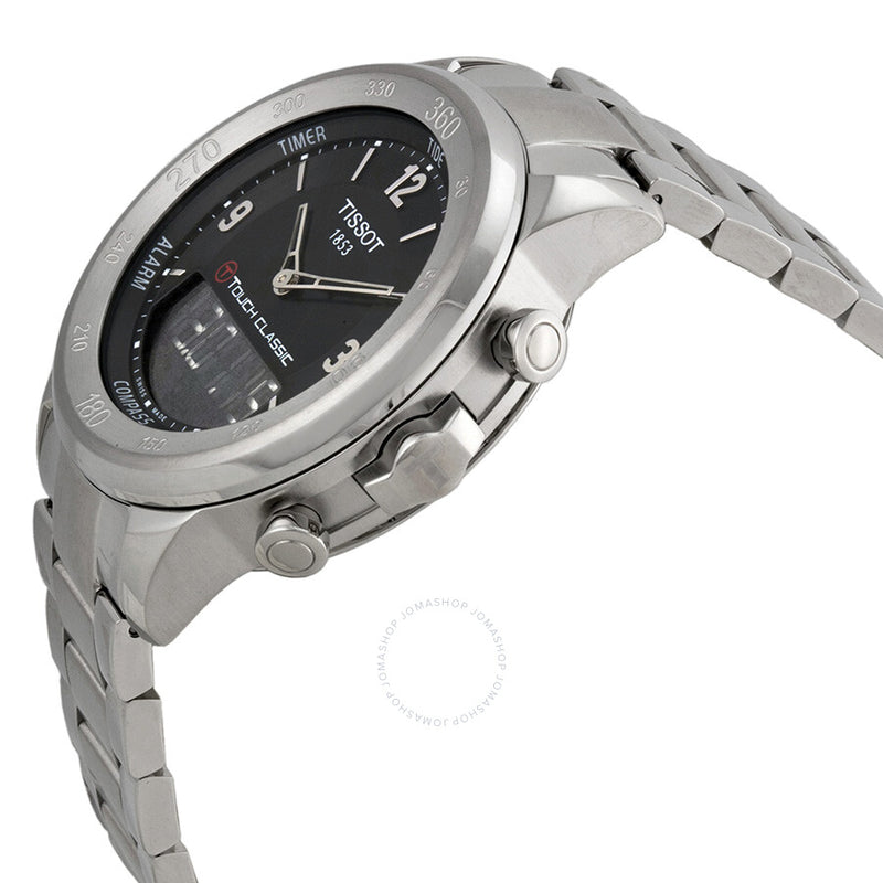 Tissot T-Touch Classic Touch Black Dial Men's Watch T0834201105700 - The Watches Men & Co #2