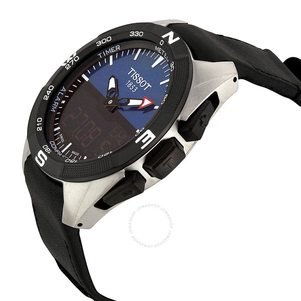 Tissot T-Touch Expert Solar Perpetual Alarm World Time Chronograph Quartz Analog-Digital Black Dial Men's Watch T091.420.46.041.00 - The Watches Men & Co #2