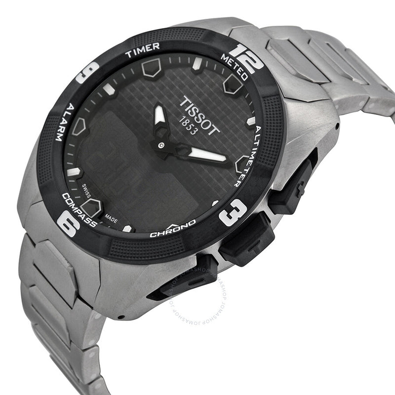 Tissot T-Touch Expert Solar Black Dial Men's Watch T0914204405100 - The Watches Men & Co #2