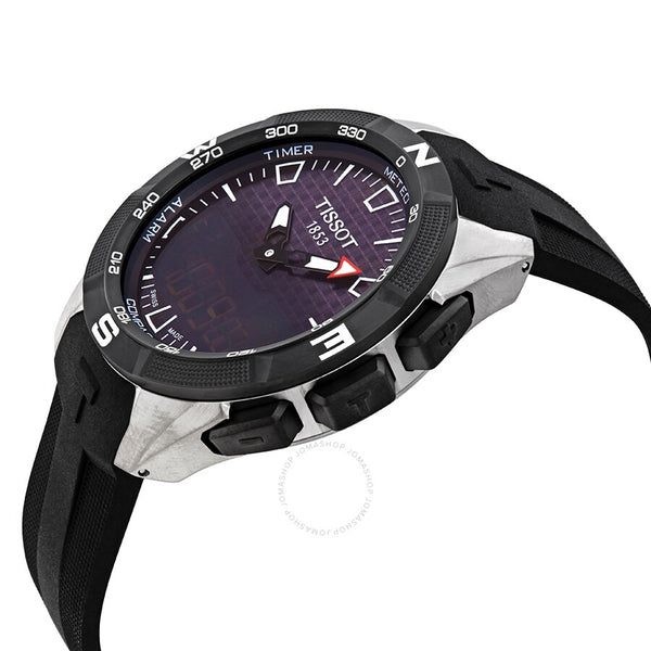 Tissot T-Touch Expert Solar II Men's Rubber Analog-Digital Watch T110.420.47.051.01 - The Watches Men & Co #2