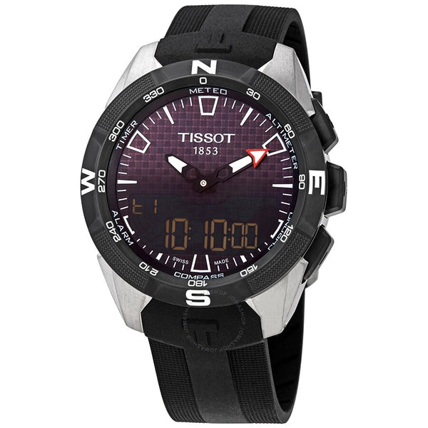 Tissot T-Touch Expert Solar II Men's Rubber Analog-Digital Watch T110.420.47.051.01 - The Watches Men & Co