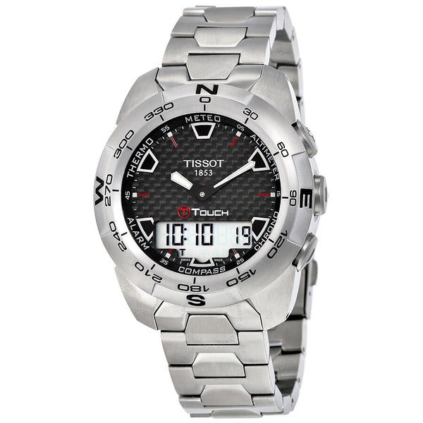 Tissot T-Touch Expert Brushed Titanium Analog/Digital Men's Watch T013.420.44.201.00 - The Watches Men & Co